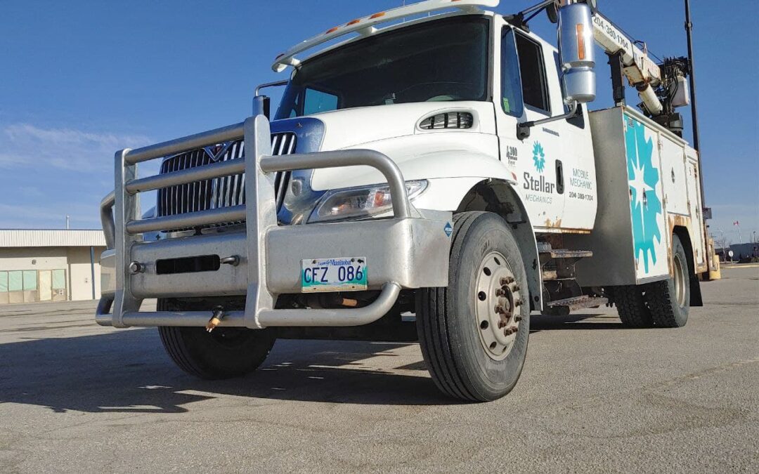 stellar mechanics mobile service truck front view picture
